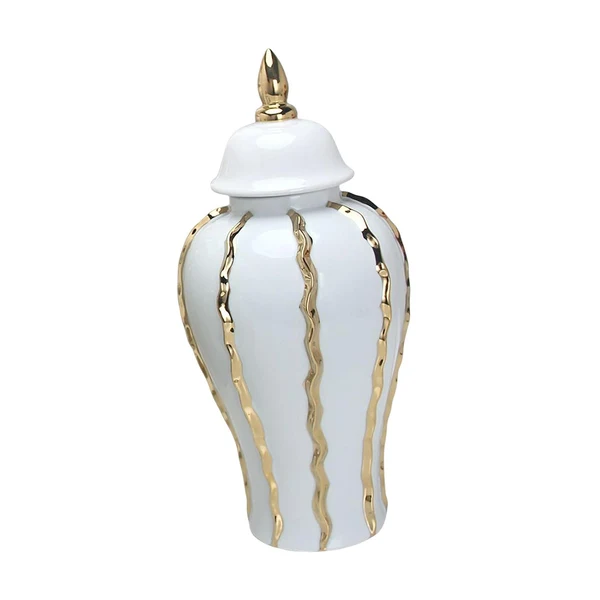Innovative Maxbell Ceramic Ginger Jar Flower Vase Home Display Weddings Bedroom Decoration L Advanced
