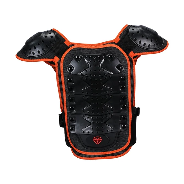 Solid Maxbell Kids Body Armored Vest Chest Spine Protect Bike Sports Protective Gear Kids Orange M Durable