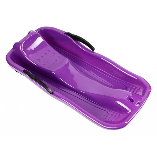 Excellent Maxbell Winter Snow Sled Kids Sledge Sledding Sleigh Fun Toy Garden Holiday Toboggan Purple Secure