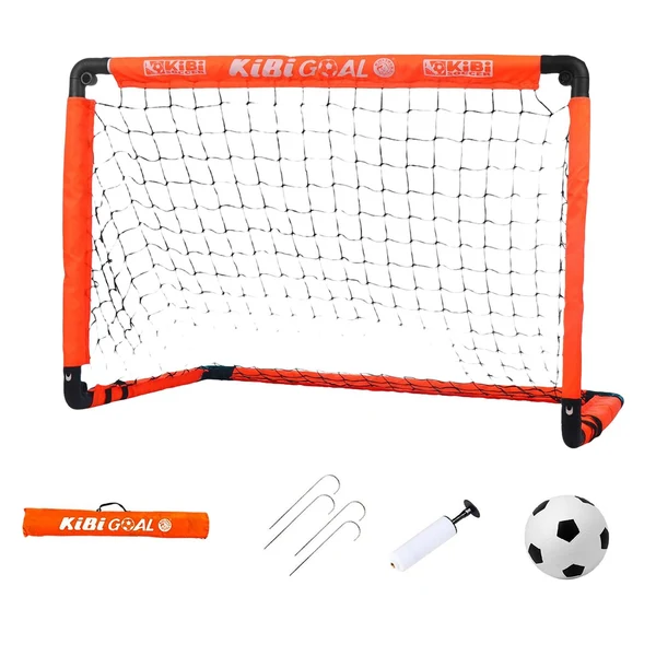 Unique Maxbell Kids Soccer Goals Portable Soccer Nets Set Outdoor Training Easy Assembly Ball Set with Pump White M Specialty