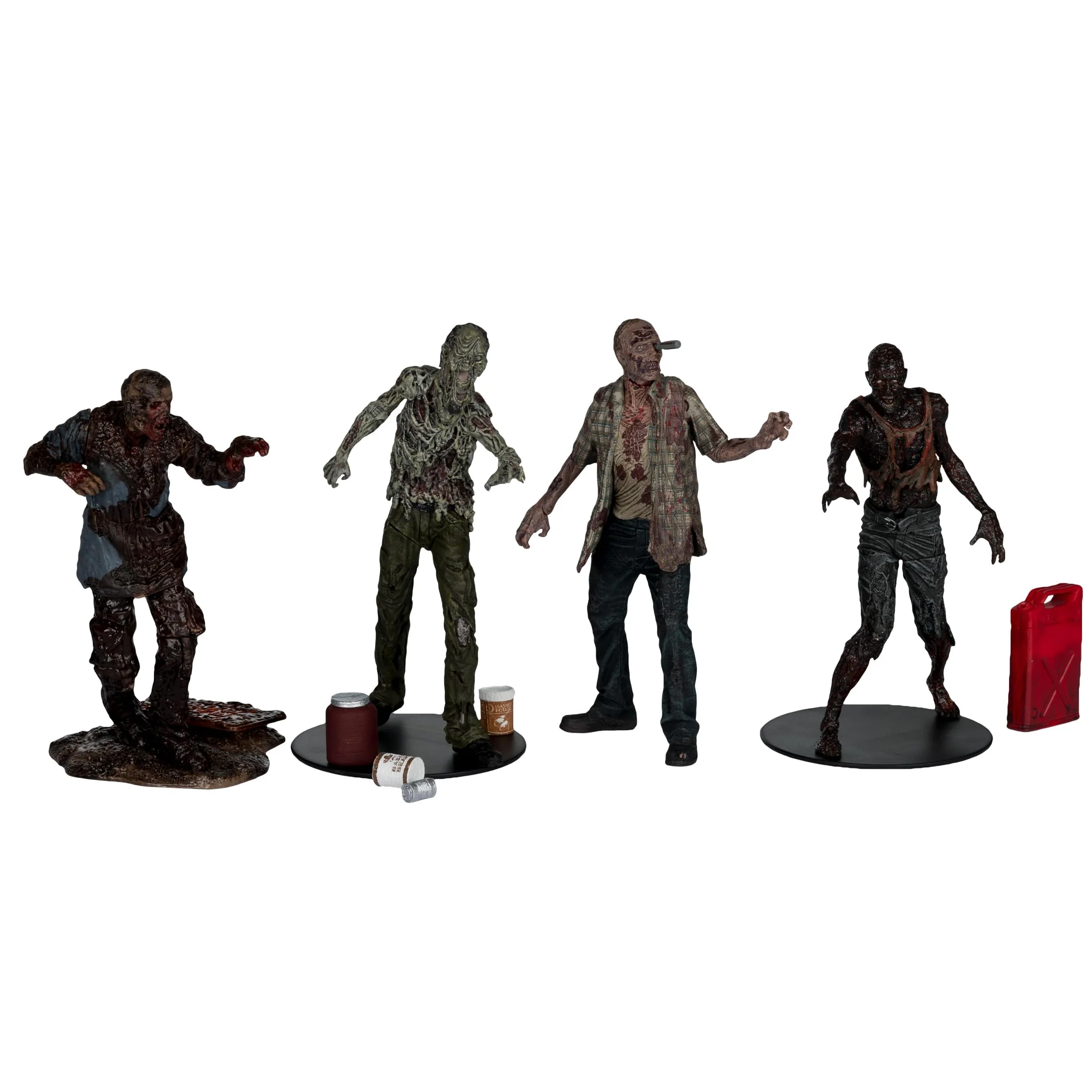 Powerful McFarlane Toys - The Walking Dead Walkers 5in Figure 4-Pack Durable
