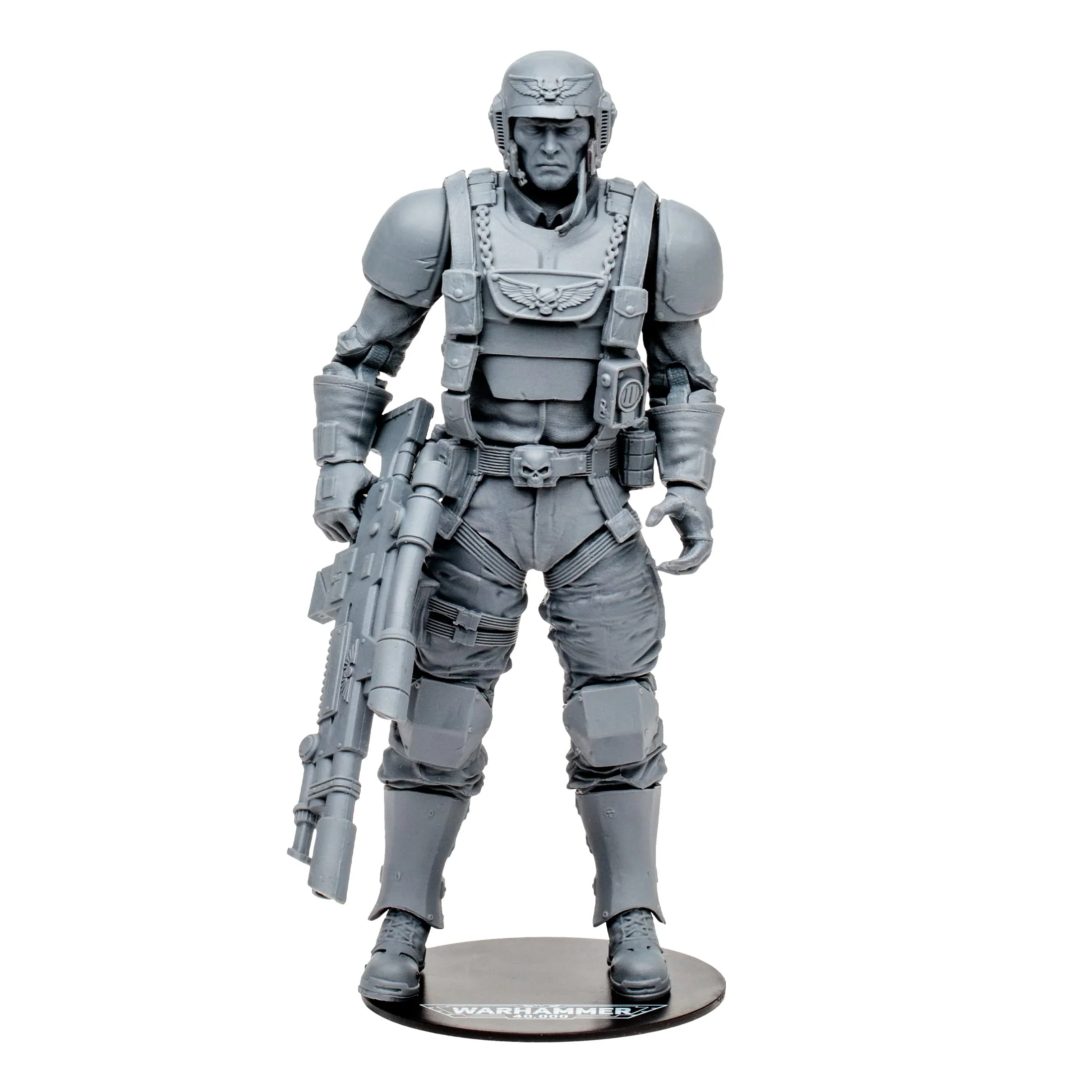 Excellent McFarlane Toys - Warhammer 40000 7IN Figures WV6 - Veteran Guardsman AP Smart