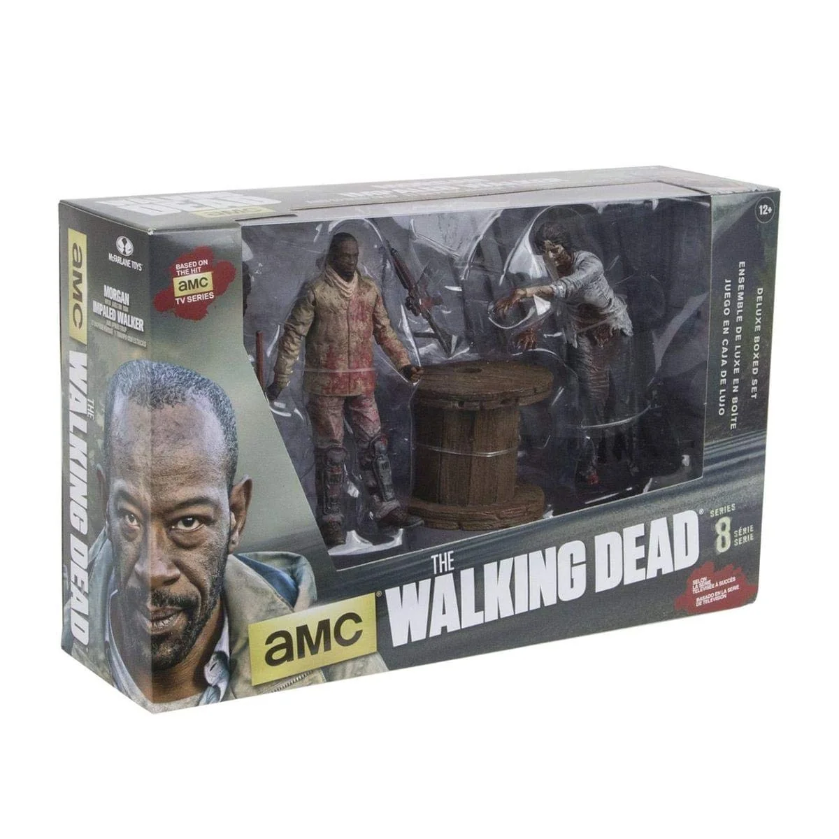 Breathable McFarlane Toys The Walking Dead TV Morgan Jones with Impaled Walker and Spike Trap Deluxe Box Action Figure First-Class