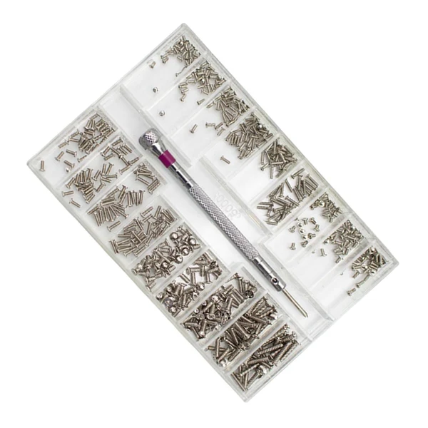 Versatile Maxbell Micro Screws Set Repair Tool Tiny for Watch Glasses Electronics Style B Outstanding
