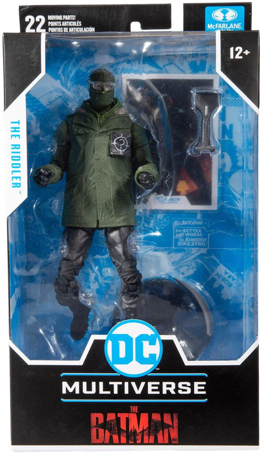 Verified DC The Riddler The Batman Movie 7 Action Figure with Accessories Enhanced