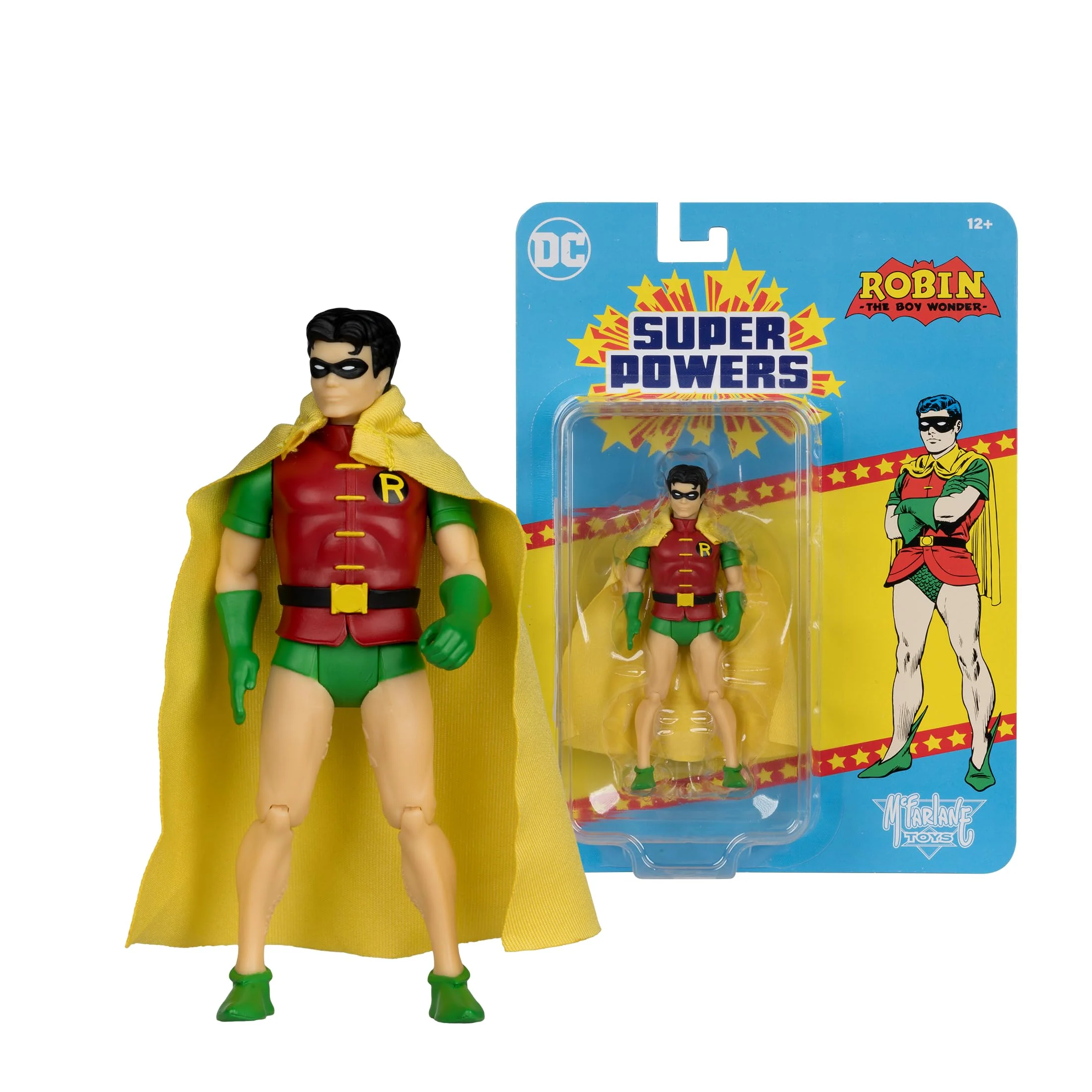 Green McFarlane Toys - DC Super Powers Robin Jason Todd 4.5in Action Figure Detailed