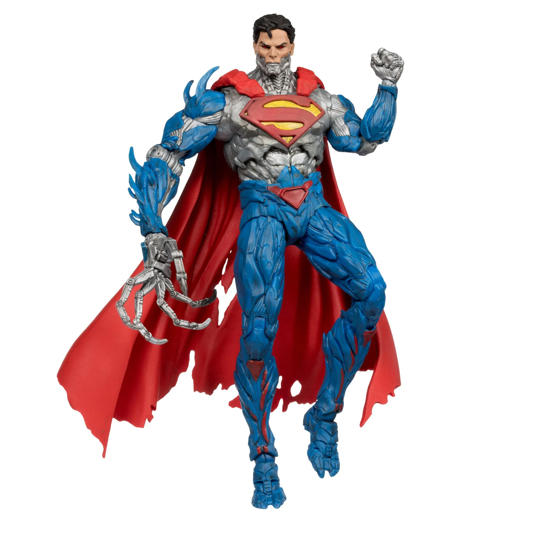Next-Generation McFarlane Toys - DC Multiverse Cyborg Superman New 52 7in Action Figure Multicolor Refined