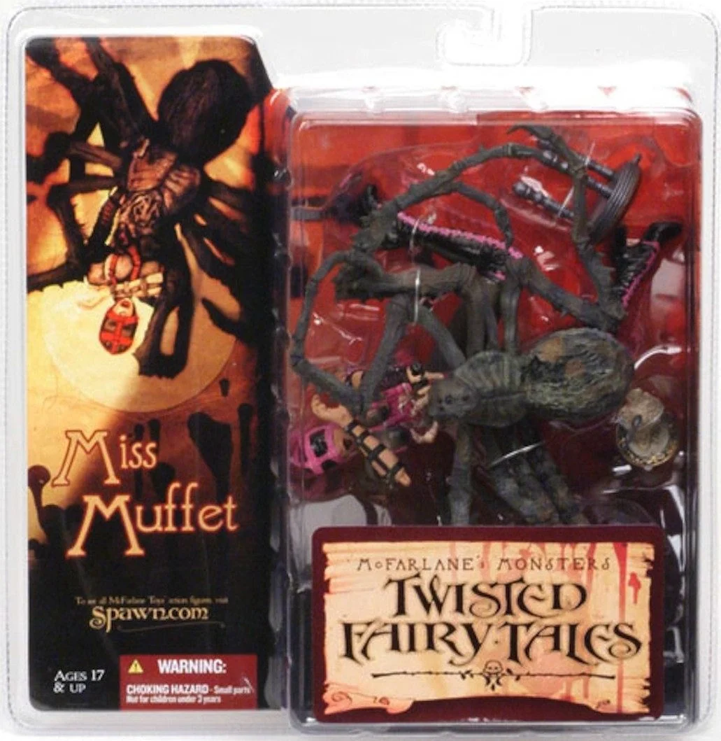 Powerful McFarlane's Monsters Series 4 Twisted Fairy Tales Miss Muffet Figure Superior