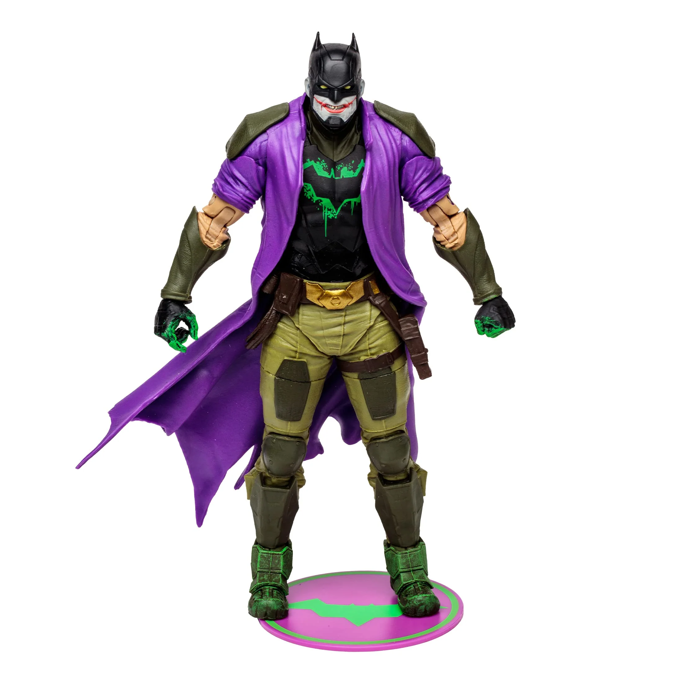 Smart DC Multiverse Comics 7 Inch Action Figure Future State Exclusive - Joker Dark Detective Gold Label Clean