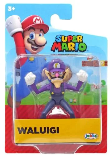 Casual Super Mario Action Figure 2.5 Inch Waluigi Collectible Toy - Packaging May Vary Top-Quality