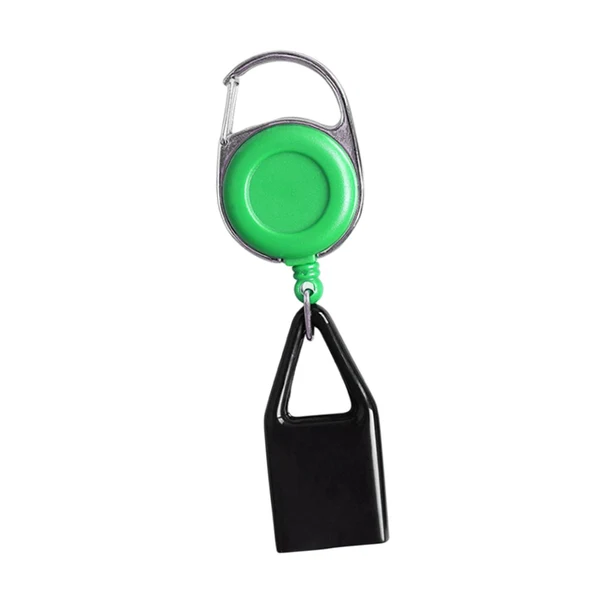 Verified Maxbell Retractable Belt Keychain Holder Sleeve for Camping Events Green Solid