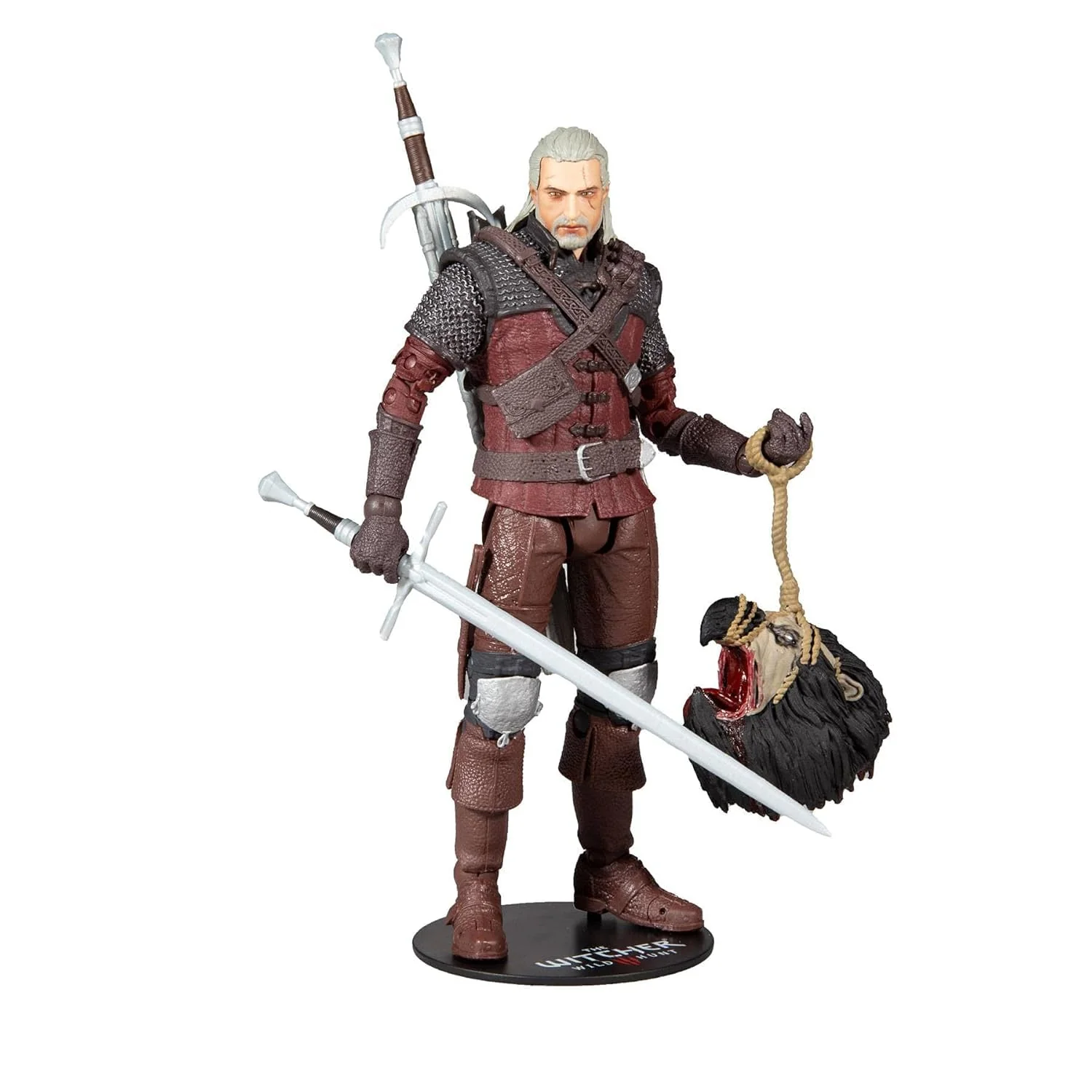 Reusable McFarlane Toys The Witcher Geralt of Rivia Wolf Armor 7 Action Figure Reliable
