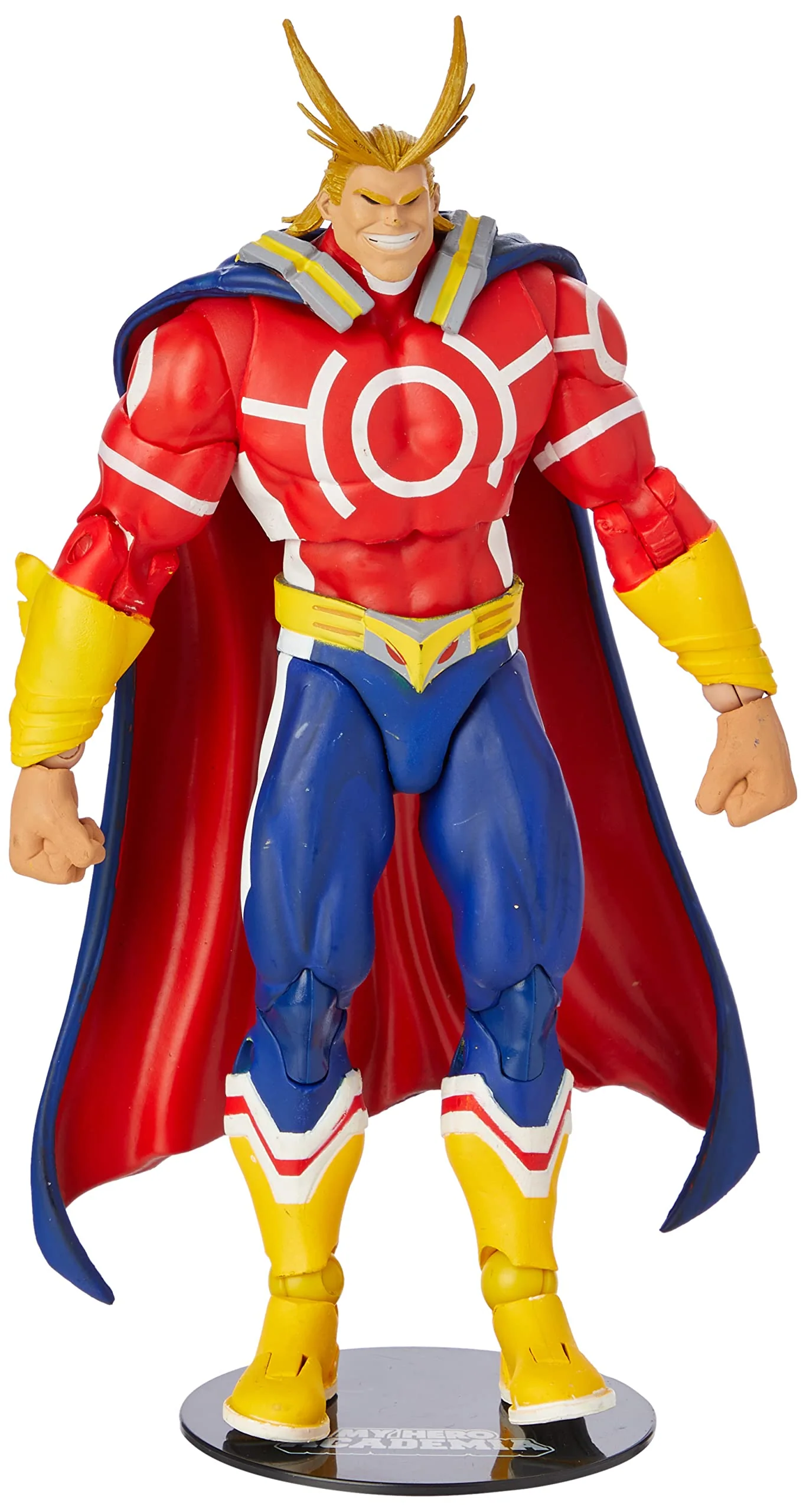 Easy-to-Use McFarlane My Hero Academia Action Figure All Might Silver Age Costume Variant 19 cm Soft