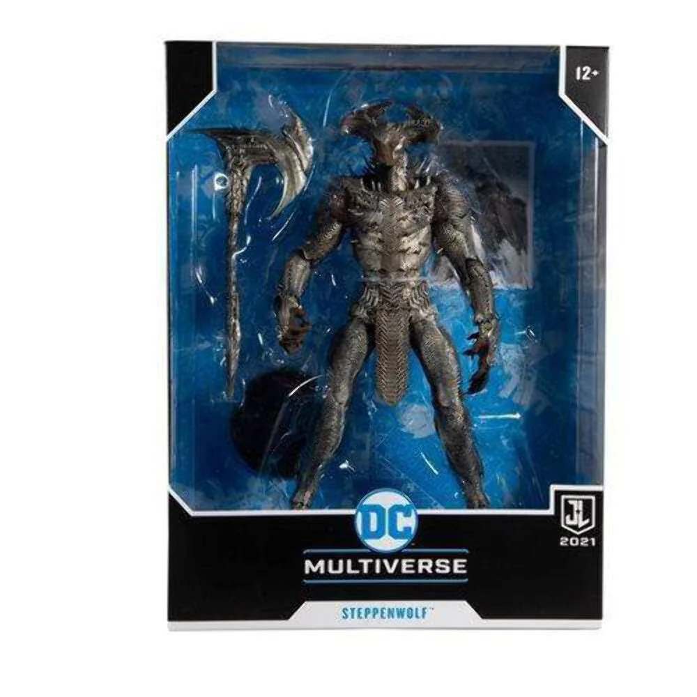 Detailed McFarlane Toys DC Justice League Movie Steppenwolf Mega Action Figure Pure