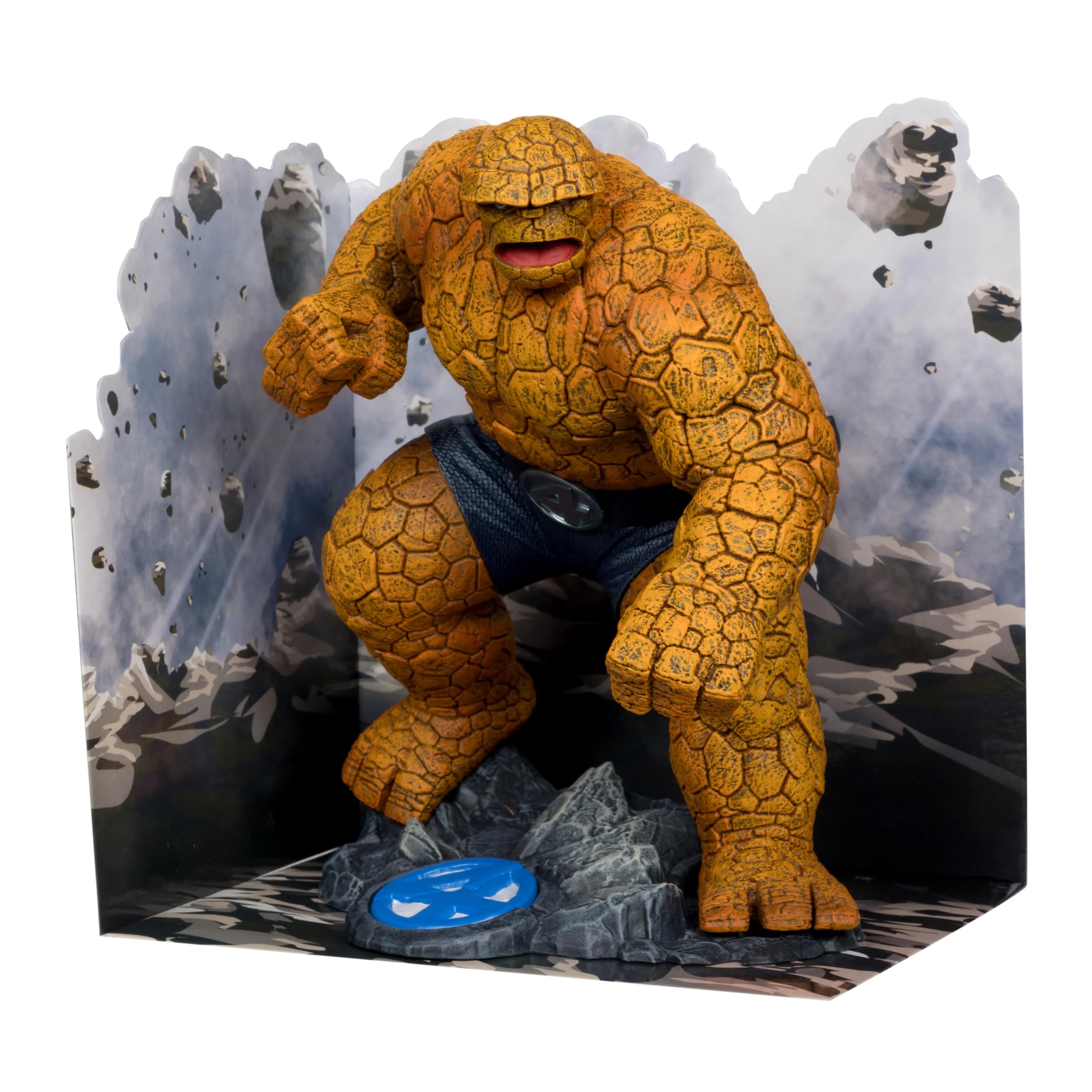 Contemporary McFarlane Toys Marvel The Thing 1 10th Scale Collectible with Scene Four 642 Long-Lasting