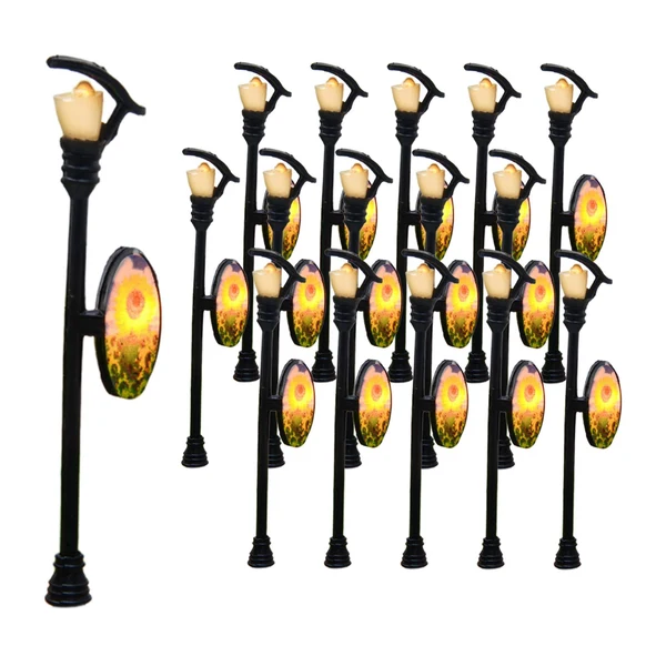Secure Maxbell 20x 1 100 Miniature Street Light Model Dollhouse Decoration DIY Projects Style D Dependable