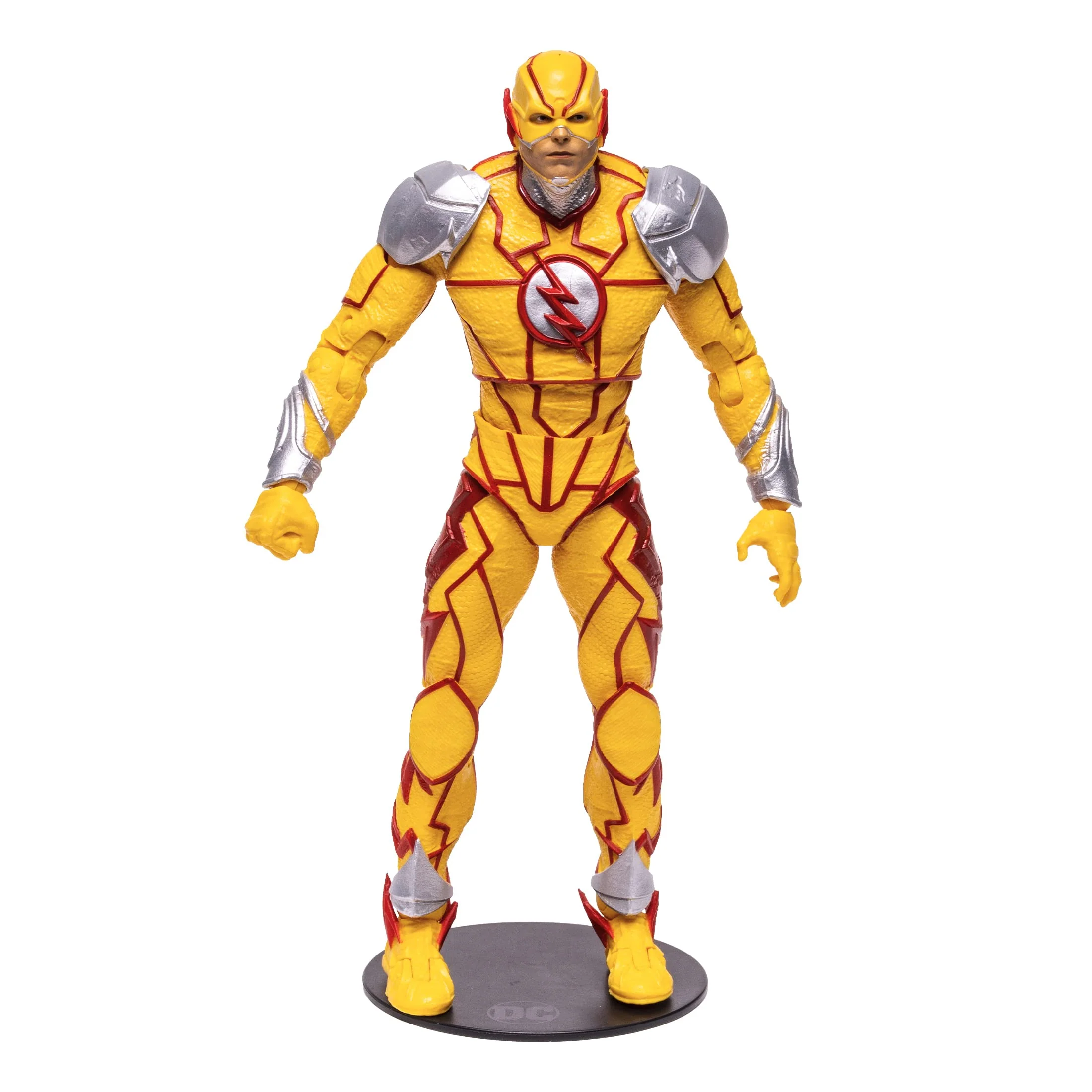 Recyclable McFarlane Toys DC Gaming Reverse Flash 7 Action Figure with Accessories Flexible