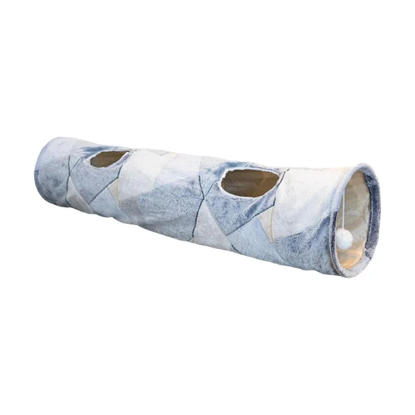 Clean Maxbell Cat Tunnel Collapsible Glowing with Ball for Kitties Bunnies Training Irregular Lines Easy-to-Use