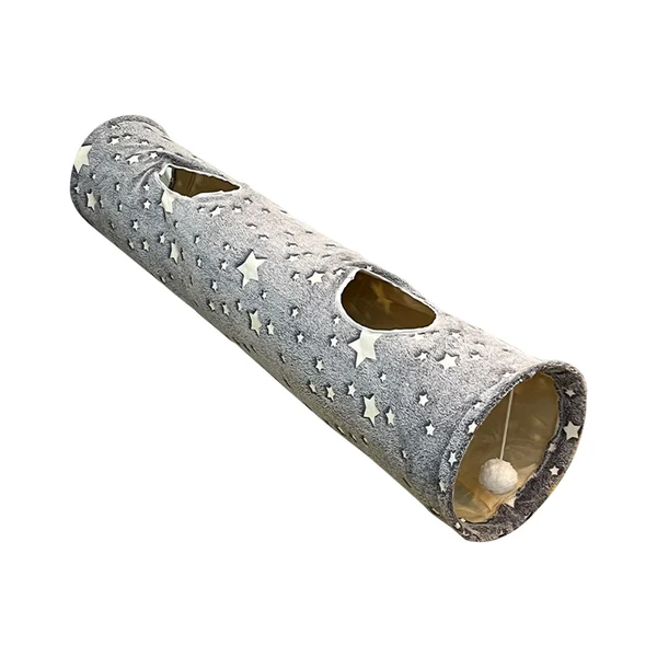 Organic Maxbell Cat Tunnel Collapsible Glowing with Ball for Kitties Bunnies Training Pentagram Pure