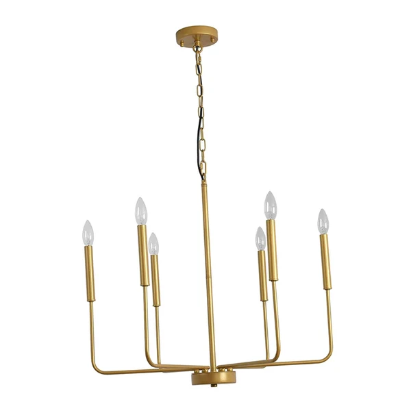 Organic Maxbell modern Classic Candlestick Hanging Light for Living Room Entryway Aureate Solid