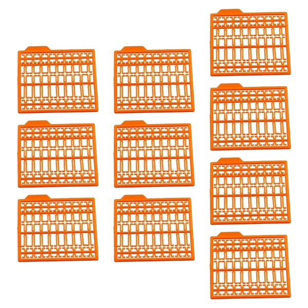 Healthy Maxbell 10Pieces Boilies Stopper Corn Catfish Carp Fishing Hair Stops Equipment Orange Effective