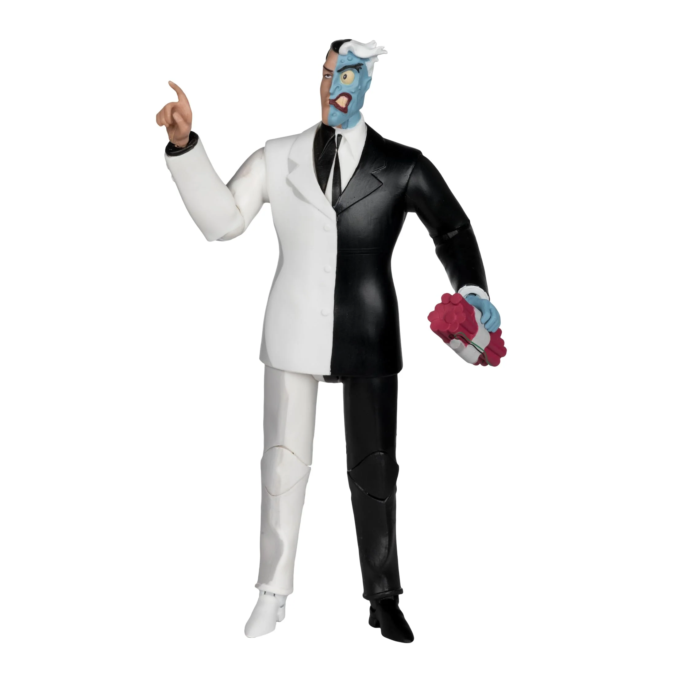 Detailed Batman Anime Series Two Face 6 Build A Figure McFarlane Toy Luxury