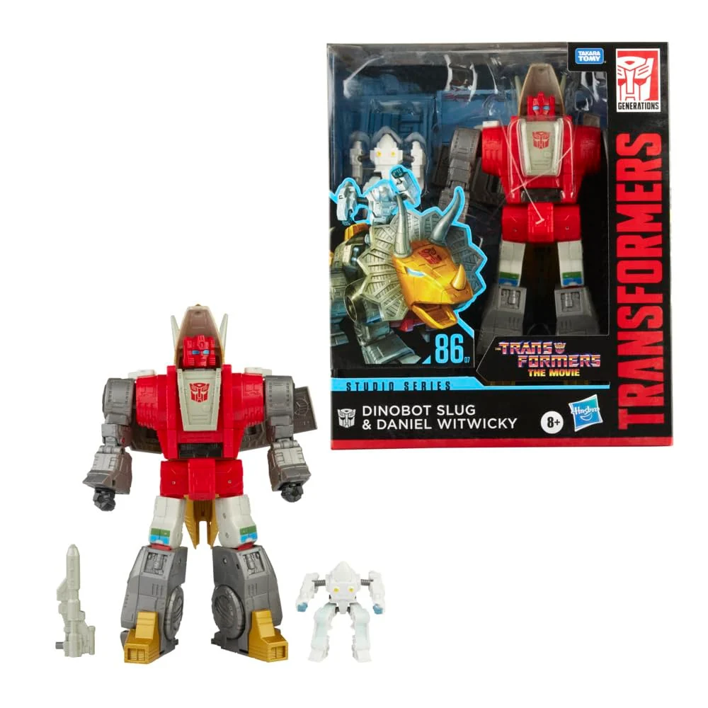 Reliable ers Toys Studio Series 86-07 Leader Class The The Movie 1986 Dinobot Slug Action Figures Ages 8 and Up 8.5-inch Minimalist