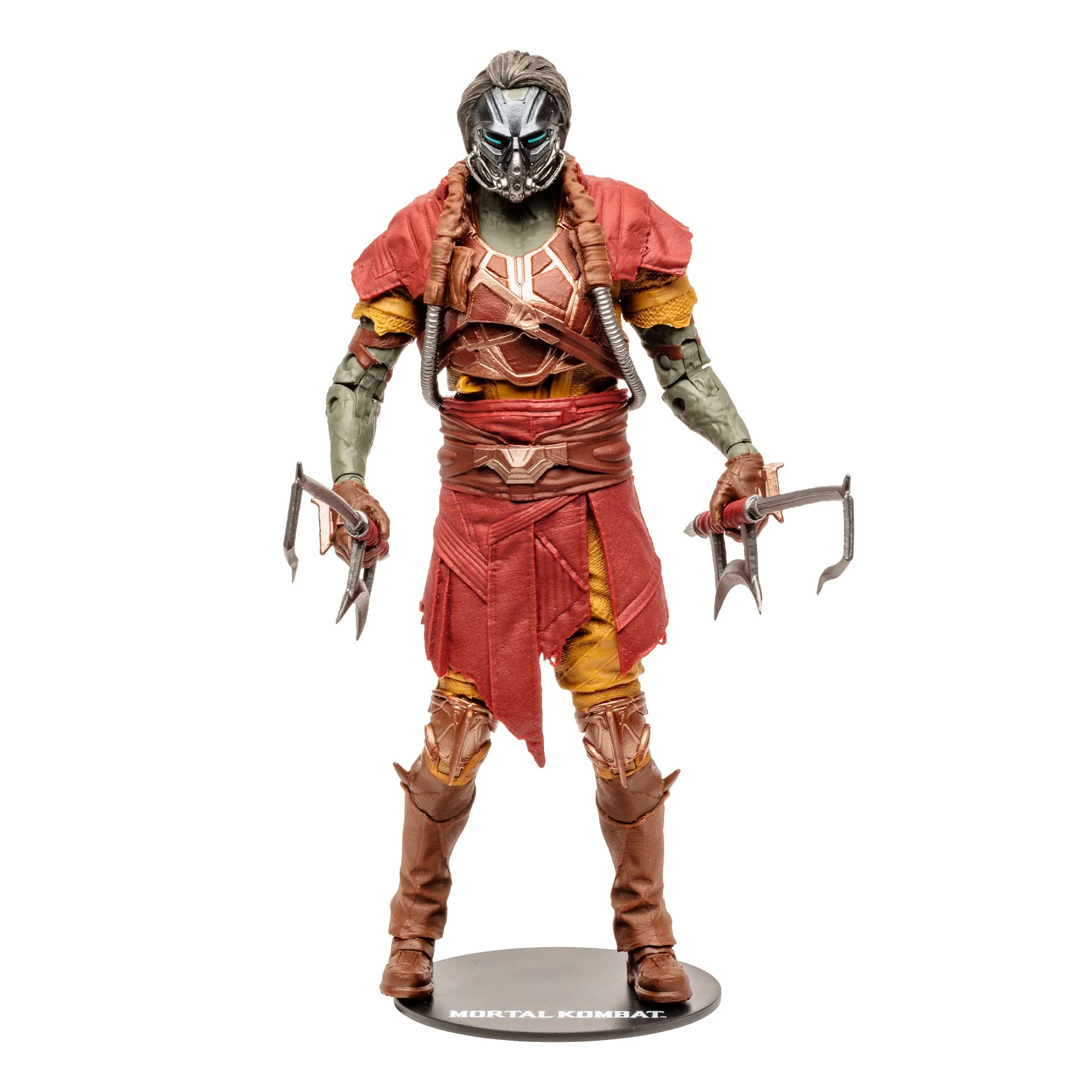 Top-Quality McFarlane Toys - Mortal Kombat 7IN Figures WV10 - KABAL Rapid RED Powerful