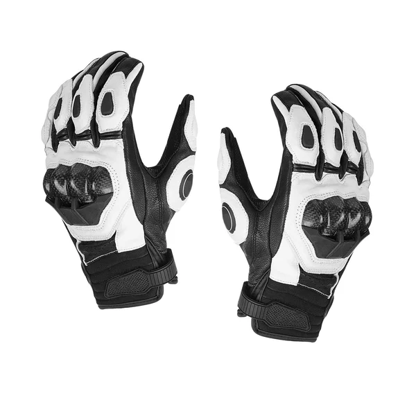 Superior Maxbell Premium PU Leather Motorcycle Gloves Touchscreen for Driving black and white M Eco-Friendly