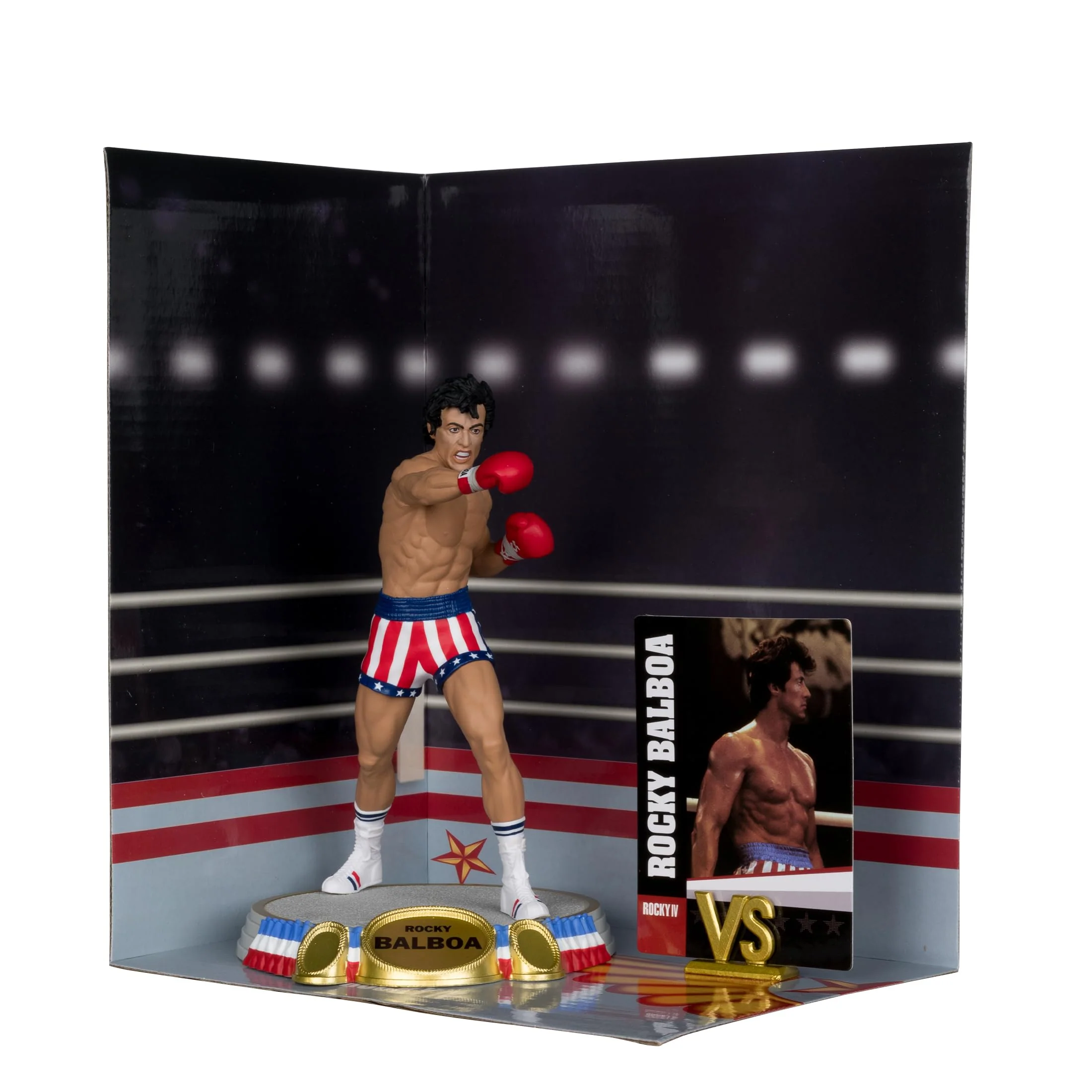 Advanced McFarlane Toys - Rocky Balboa Rocky IV 6in Posed Figure Recyclable