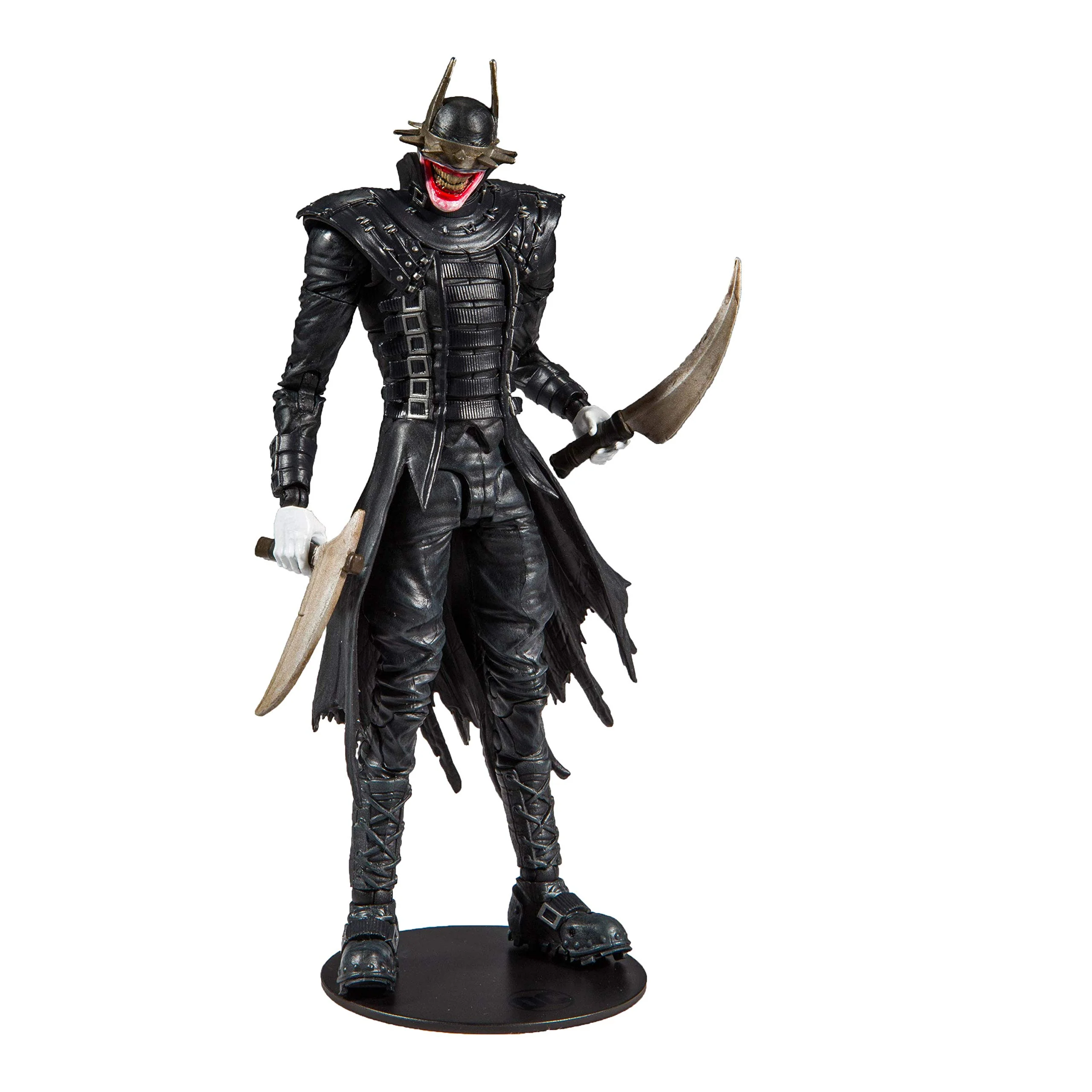 Prestigious McFarlane Toys DC Multiverse Batman Who Laughs Action Figure with Build-A Rebirth Batmobile Piece 3 Smooth