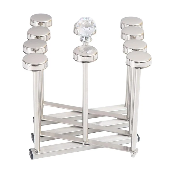 Reliable Maxbell Cups Drying Rack Stand Coffee Cup Holder for Tabletop Kitchen Restaurant 10 Cups Solid