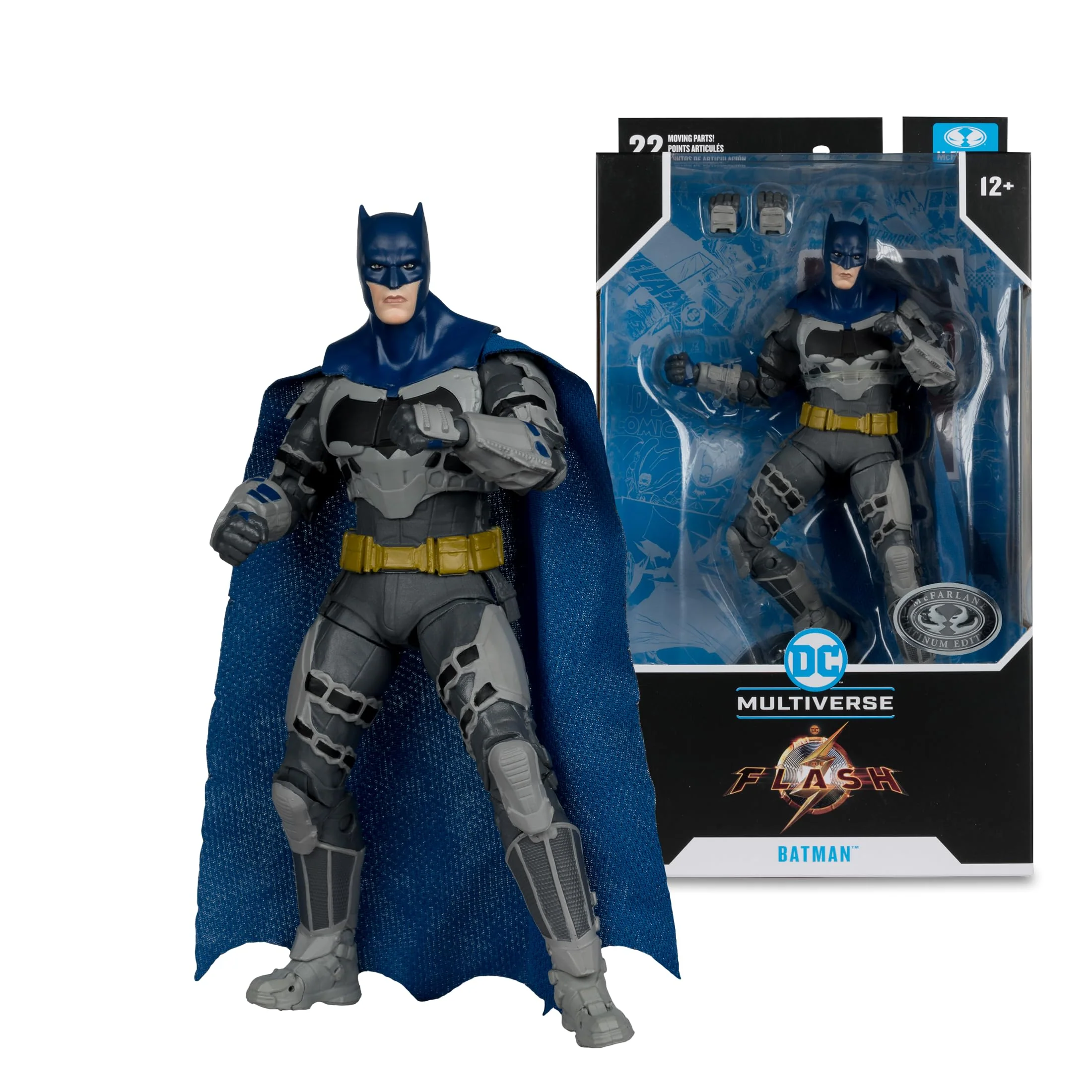 Comfortable McFarlane The Flash DC Multiverse Action Figure Batman Platinum Edition 18 cm Versatile