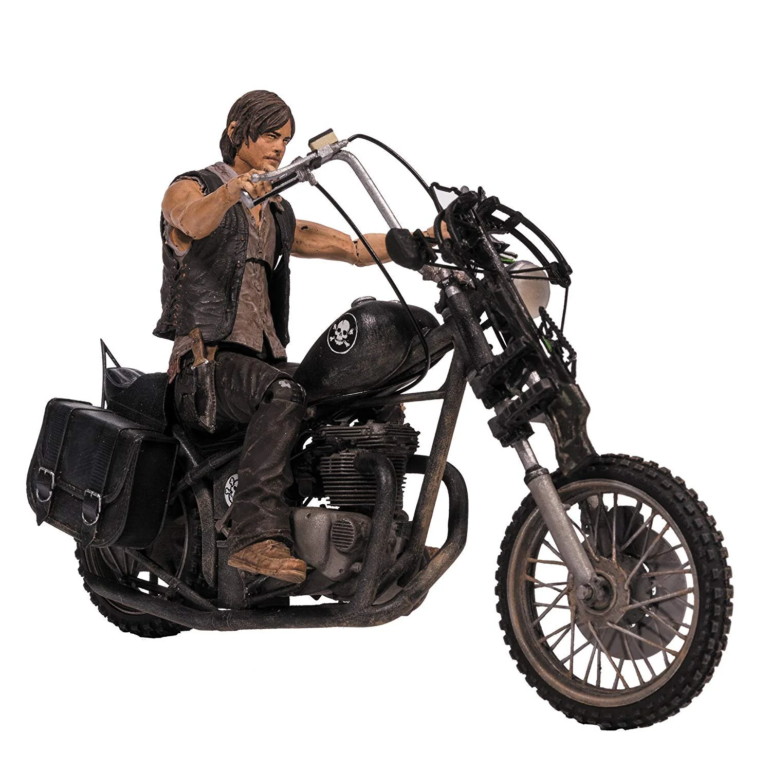 Versatile McFarlane Toys The Walking Dead TV Deluxe Box Set Daryl Dixon with Chopper Green