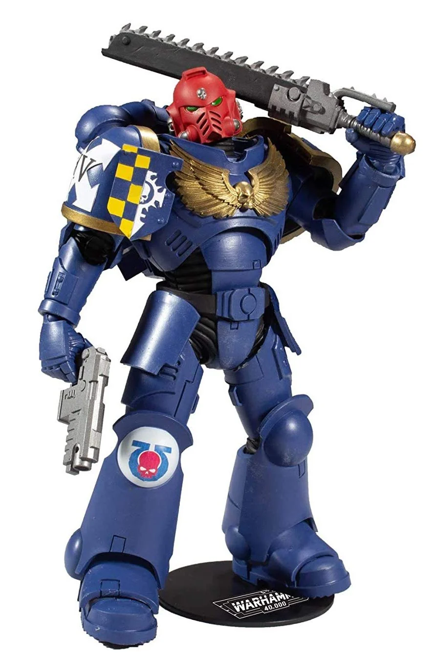 Practical McFarlane Toys Warhammer 40 000 Ultramarines Primaris Assault Intercessor 7 Action Figure Outstanding