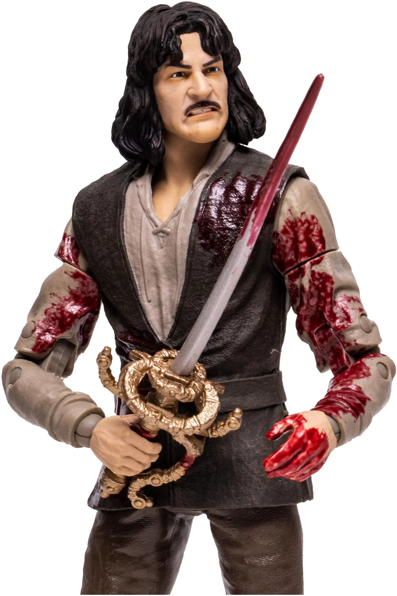 Minimalist McFarlane Toys The Princess Bride Bloody Inigo Montoya 7 Action Figure with Accessories Natural