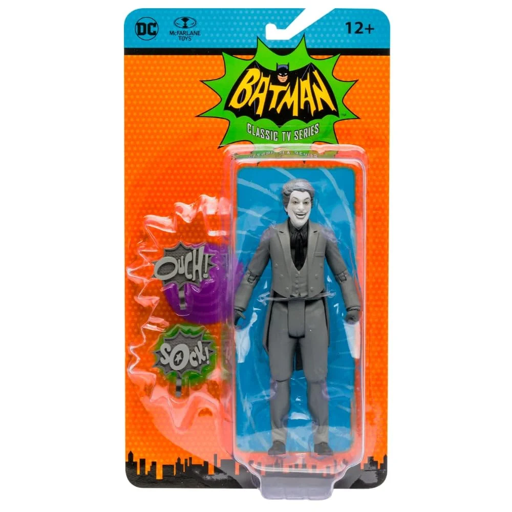 Crafted McFarlane DC Retro Wave 4 Batman 66 Action Figure The Joker 6 Inch Minimalist