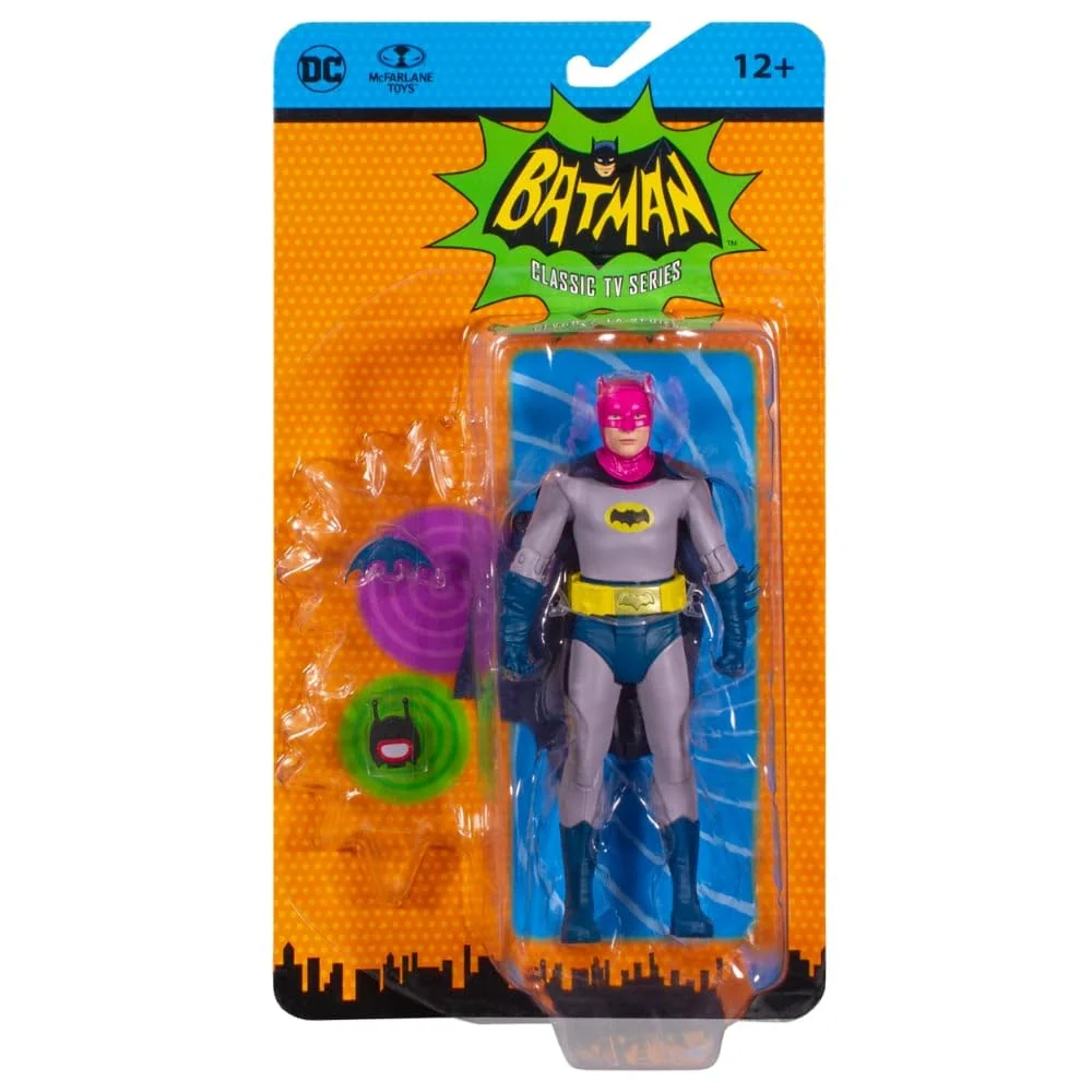 Premium Material McFarlane DC Retro Action Figure Batman 66 Radioactive Batman 15 cm Solid