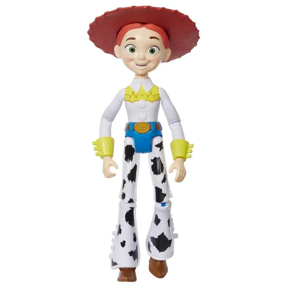 Elegant Mattel Disney and Pixar Toy Story Large Action Figure Posable Jessie Collectible in Signature Cowgirl Look with Removable Hat 12-inch Scale Easy-to-Use