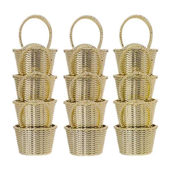 Durable Maxbell 12x Candy box Packaging Decor Storage for Party Decoration Supplies Aureate Minimalist