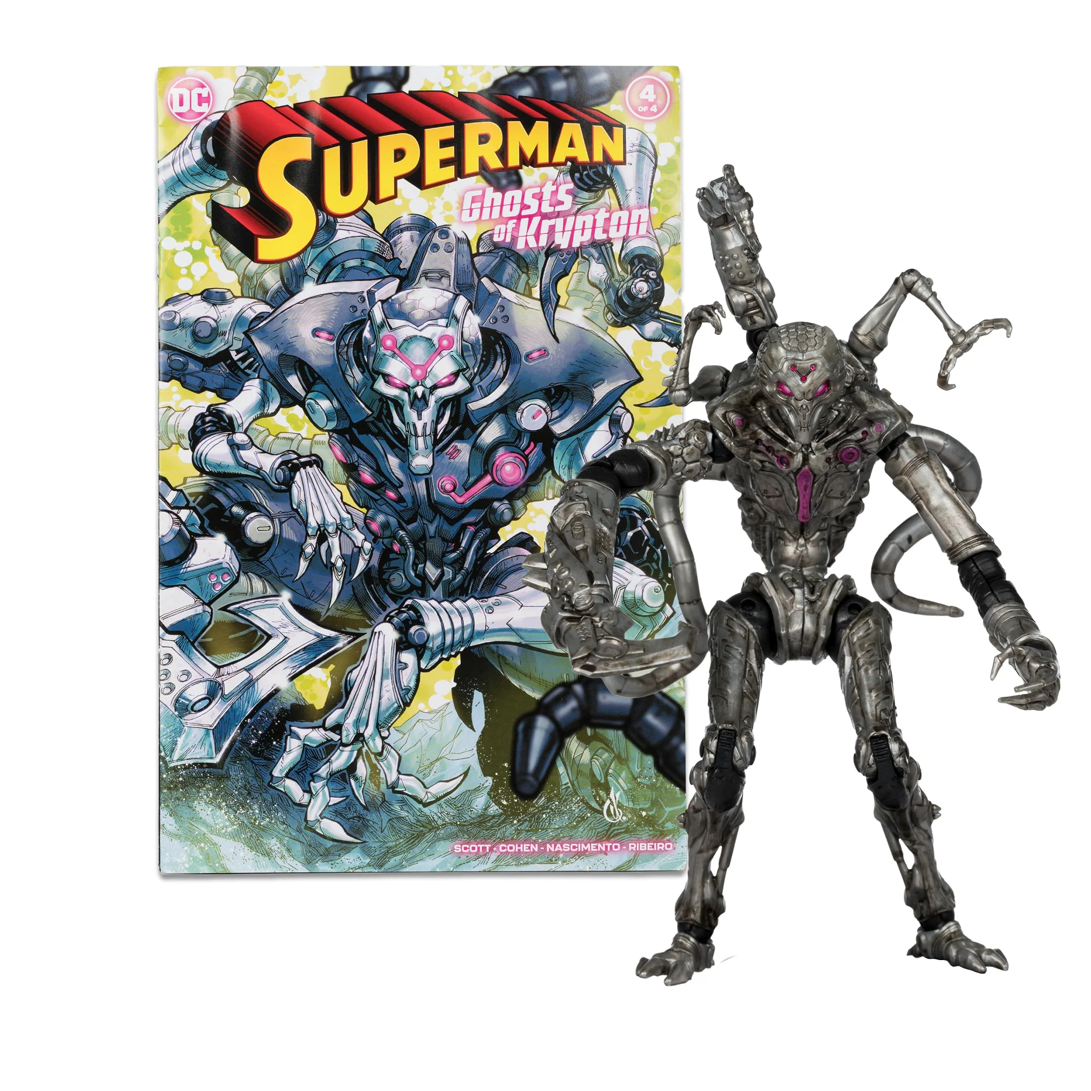 Quality McFarlane Toys - DC Direct Page Punchers Brainiac 7in Action Figure with Superman Comic Comfortable