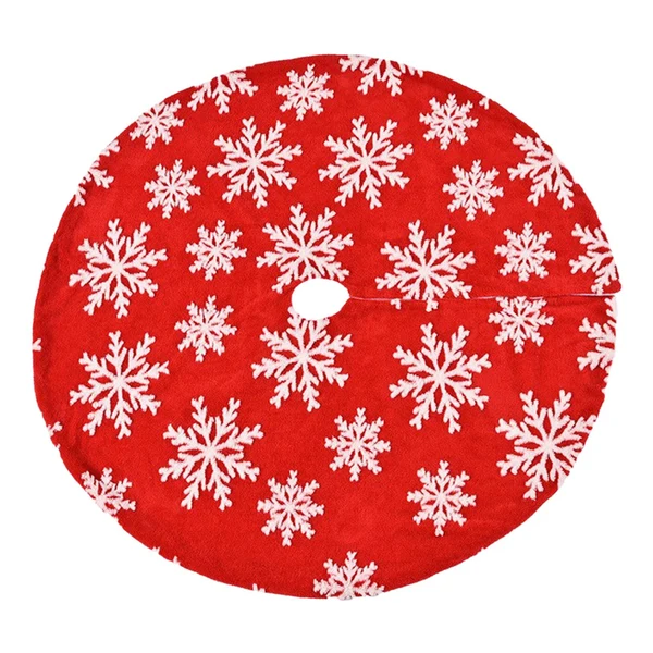 Excellent Maxbell 35inch Christmas Tree Skirt Soft Floor Mat for Holiday Party Decorations Style A Fine