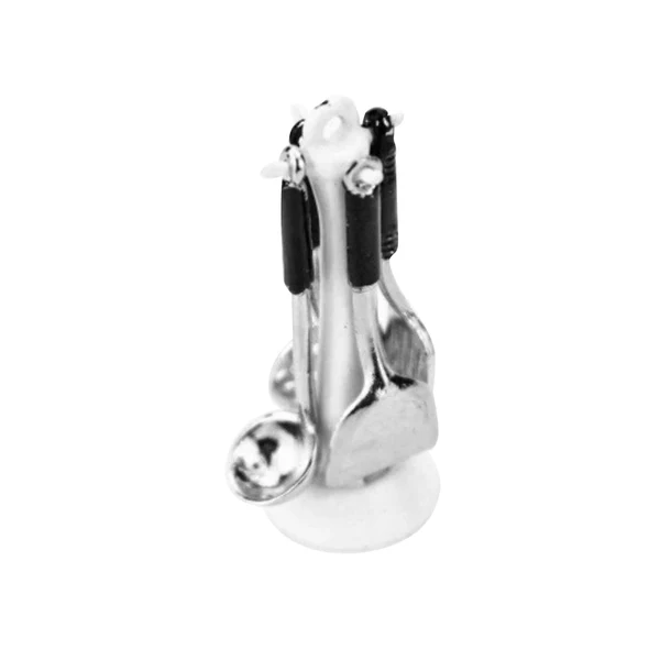 User-Friendly Maxbell Doll House Kitchen Utensil Set 1 12 Rich Accessories for Scene Props Kids White Dependable