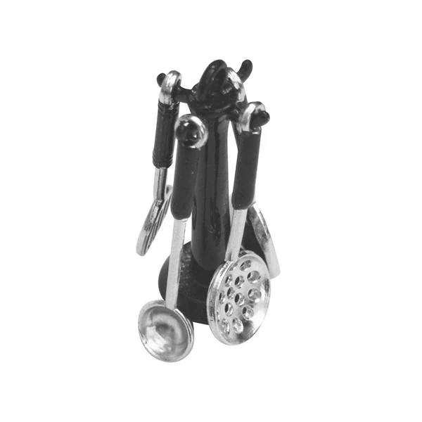 Classic Maxbell Doll House Kitchen Utensil Set 1 12 Rich Accessories for Scene Props Kids Black Sustainable