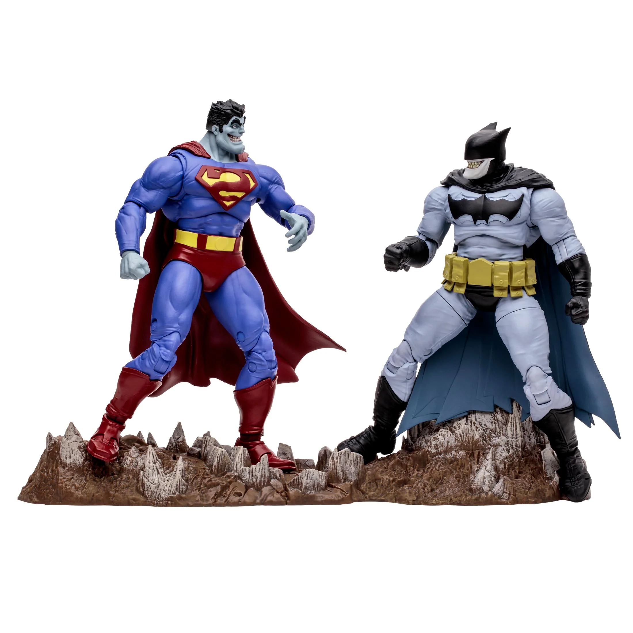 Clean McFarlane Toys - DC Multiverse Bizarro Batzarro 7in Action Figure 2pk Fast