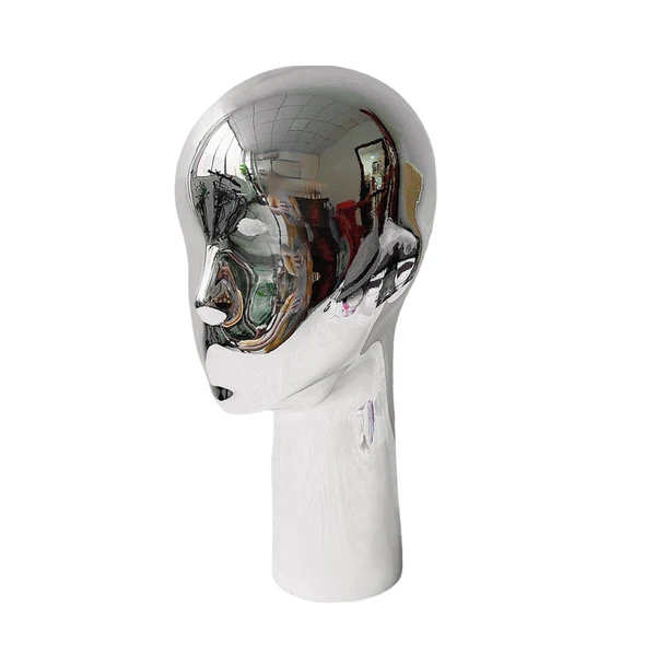 Relaxed Maxbell Mannequin Head Hat Caps wighairpiece Display Holder Professional Durable Fashion silvercolored Long-Lasting