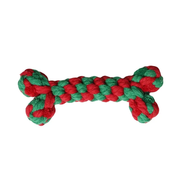 Exclusive Maxbell Dog Chew Rope Toy Interactive Playing Training Exercise Pet Supplies Bone 15cm Premium