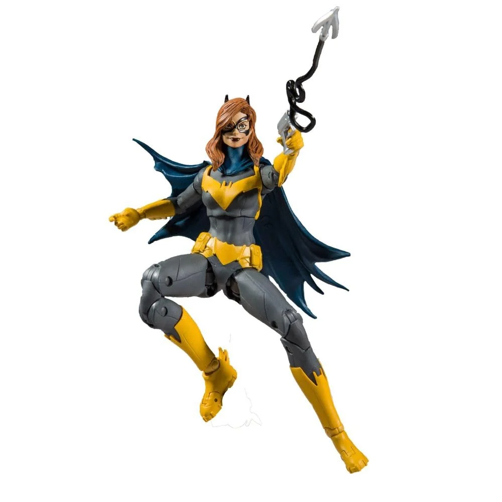 Easy-to-Use McFarlane Toys DC Multiverse Batgirl Art of The Crime Action Figure with Build-A Rebirth Batmobile Piece 1 Certified