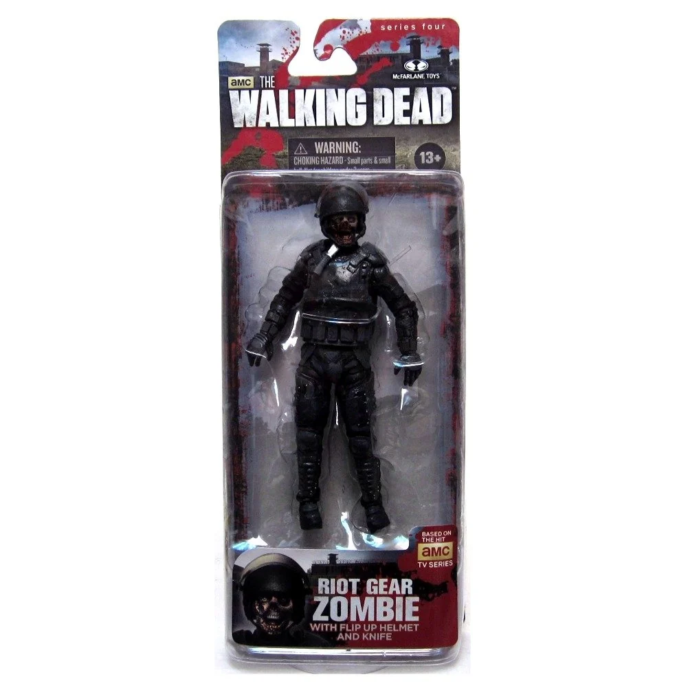 Reliable McFarlane Toys The Walking Dead TV Series 4 Riot Gear Zombie Action Figure Sophisticated