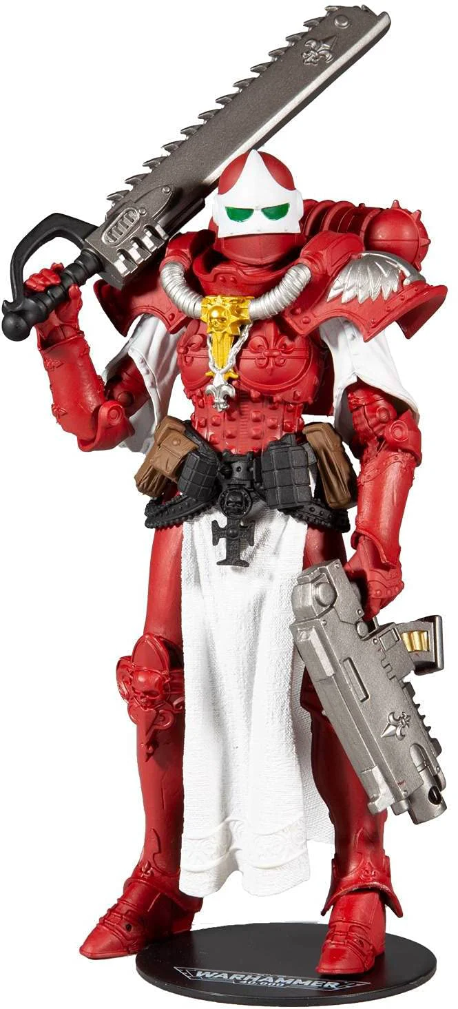 Premium Material McFarlane Toys Warhammer 40 000 Adepta Sororitas Battle Sister The Order of The Bloody Rose 7 Action Figure Fine
